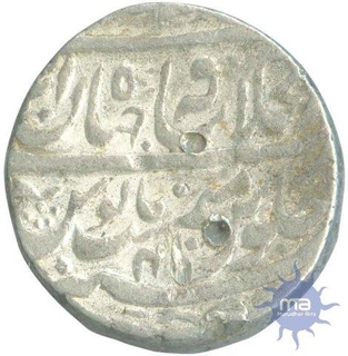 Silver Rupee Coin of Alamgir II of Shahjahanabad Mint.