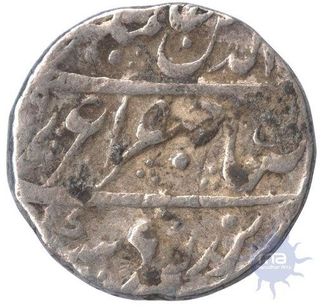 Silver Rupee Coin of Alamgir II of Sironj Mint.