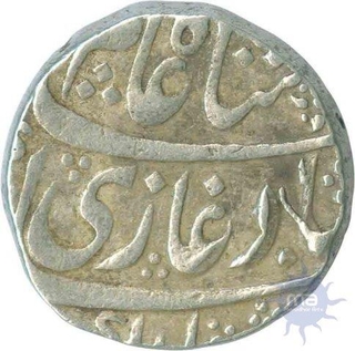 Silver One Rupee Coin of Shah Alam II of Kankurti Mint.