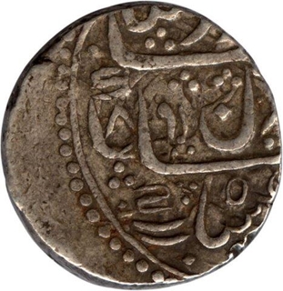 Silver Rupee Coin of Bagalkot Mint of Maratha Confederacy.