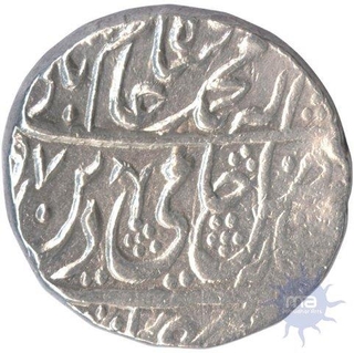 Silver Rupee Coin of Zabita Khan of Najibabad Mint of Rohilkhand.