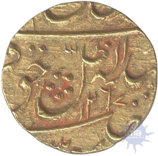 Gold Quarter Ashrafi Coin of Wajid Ali Shah of Lucknow.