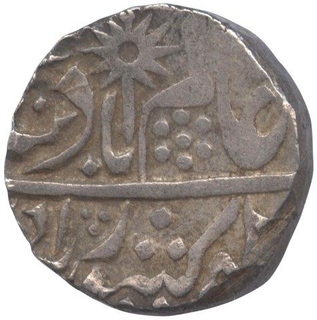 Silver Rupee Coin of Shah Alam II of Chhatarpur.