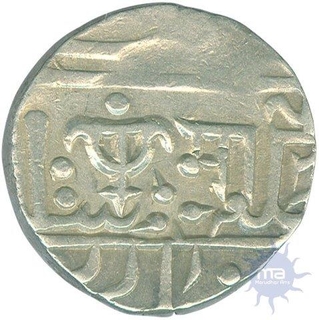 Silver Rupee Coin of  Madho Rao of Gwalior.