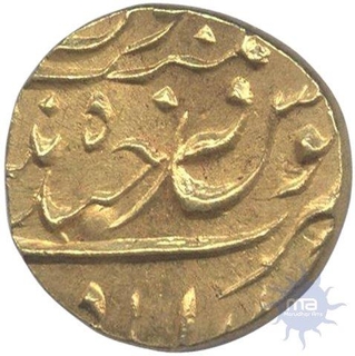 Gold Half Ashrafi Coin of Mir Mahbub Ali Khan of Hyderabad State.