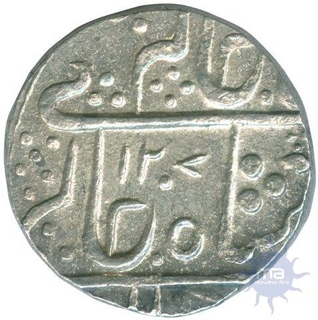 Silver Rupee Coin of Indore State.