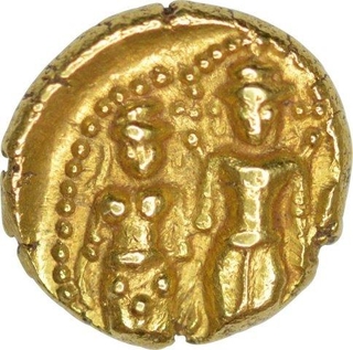 Rare Gold Varaha Coin of Venkatapathiraya III of Aravindu Dynasty of Vijayanagara Kingdom.