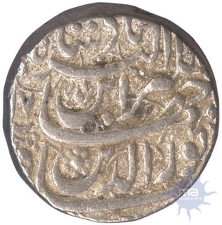 Silver Rupee Coin of Nur Ud Din Muhammad Jahangir of  Ahmadabad Mint.