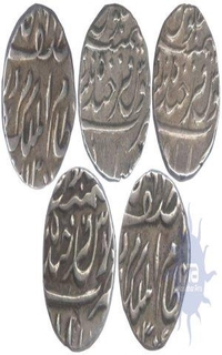 Silver Quarter Rupee Coins of Mir Mahub Ali Khan of Hyderabad state.