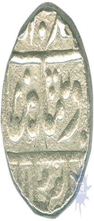 Silver One Rupee coin of Jhalawar State.