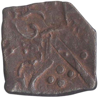 Copper Paisa Coin of  Wakhat singhji of Lunavada State.