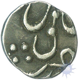 Silver One Fifth Rupee Coin  of Indo French.