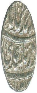 Silver One Rupee coin of Farrukhabad mint  of Bengal Presidency.