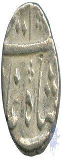 Silver Half Rupee Coin of Surat Mint  of  of Bombay Presidency.