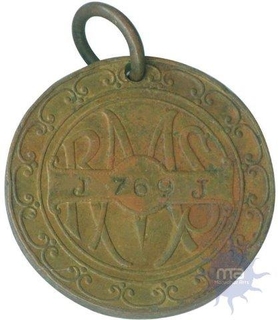 Rare Railway Mail Services Bag Token of RMS.