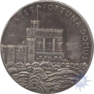 Silver Medal of Medal Commemorating Silver Jubilee of King George V and  Consort Queen Mary.