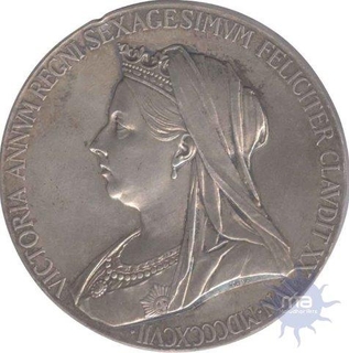 Silver Medal of  Queen Victoria Diamond Jubilee Silver Medal of 1897.