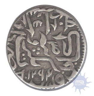 Silver Rupee Coin of  Mir sher ali khan barakzai of   Dar ul sultanat of Kabul of Afghanistan.