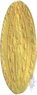 Gold zechino of Paulo Rainer of Venice of Italy.