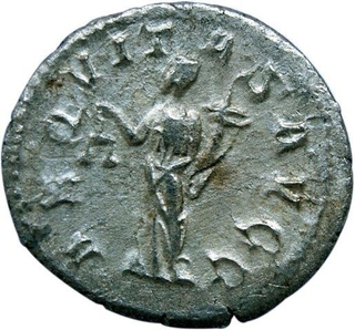 Silver Denarius Coin of  Alexander III of  of Greek  Empire.