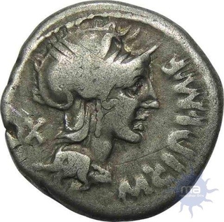 Silver Drachm Coin of  of Roman.