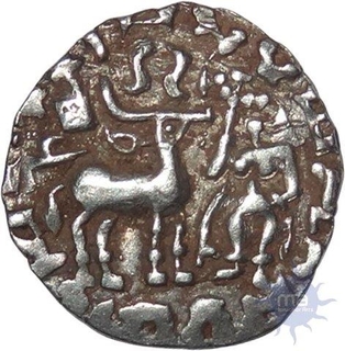 Silver Drachma Coin of Amoghbuti of Kuninda Dynasty.