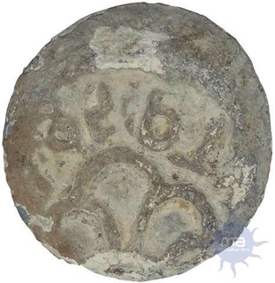 Lead Coin of Chutkulananda of Chutus of Banavasi.