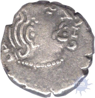 Silver Drachma Coin of Kumaragupta of Gupta Dynasty.