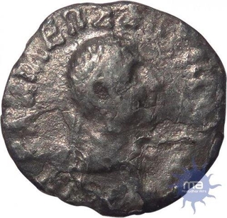 Silver Drachma Coin of Theophilos Dikaios of Indo Greeks.