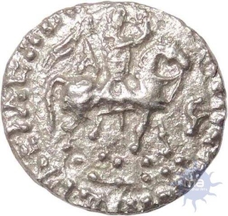 Silver Drachm Coin of Azes II of Indo Scythians.