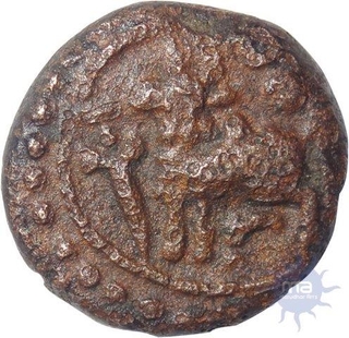 Copper Coin of Thirumalaraya of Thanjavur Nayakas.