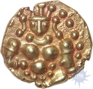 Gold Pagoda Coin of Krishnadevaraya of Vijayanagara Empire.