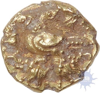 Gold Hallf Varaha Coin of Achutharaya of Vijayanagara Empire.