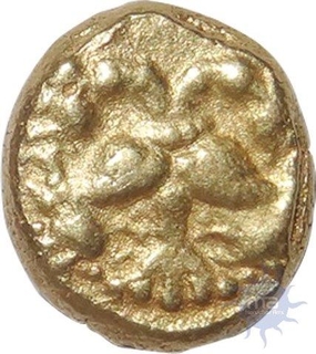 Gold Varaha Coin of King Achutaraya of Vijayanagara Empire.