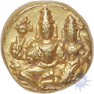 Gold Varaha Coin of Sadashivaraya of Vijayanagara Empire.