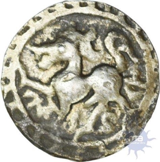 Very Rare Silver tanka of Dhanya Manikya Tripura Kingdom.