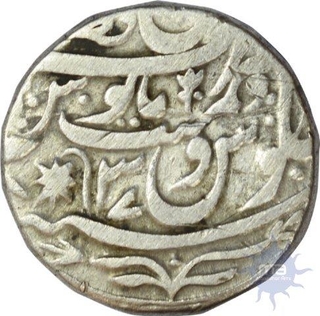 Silver Rupee of Bareli Mint in the name of shah alam II of Awadh state.