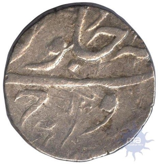 Silver Rupee Coin of Imtya Ud Daula of Broach State In the name of  Shah Alam II