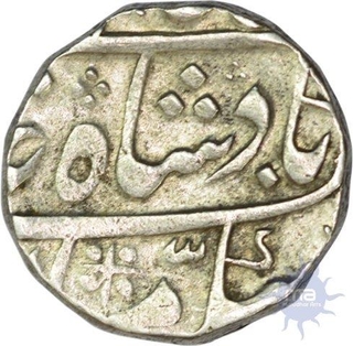 Silver Rupee of Isvari shing of Jaipur State of Swai Jaipur Mint.