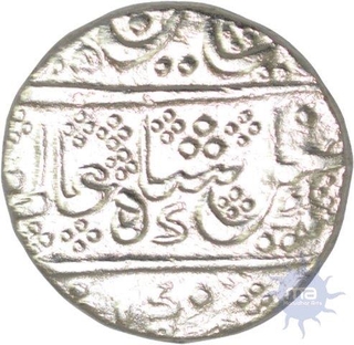 Silver Rupee of Krishnaraja wodeyar III of Mahisur Mint in the name of Shah Alam II.