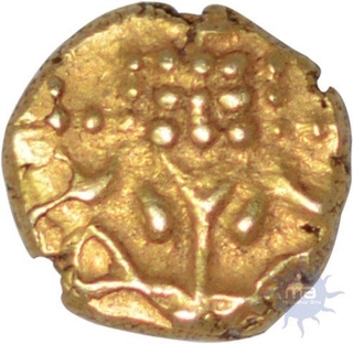 Gold Narasimha Fanam Coin of  Kantirava Narasa Raja Wodeyar of Mysore.