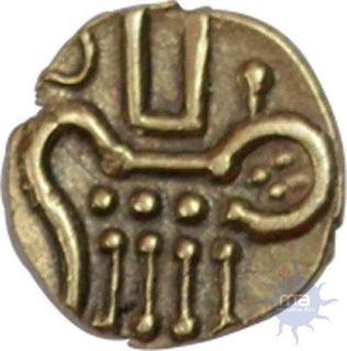 Gold Fanam Coin of Dutch Cochin.