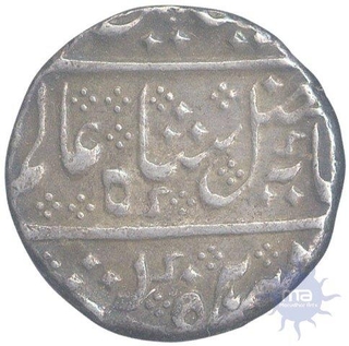 Silver Rupee of Indo French of Arkat Mint.