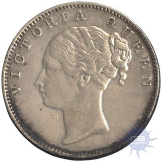 Silver Rupee of Victoria Queen of Madras Mint of 1840.