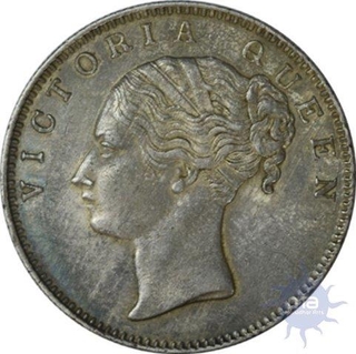 Silver Rupee of Victoria Queen of Bombay Mint of 1840.