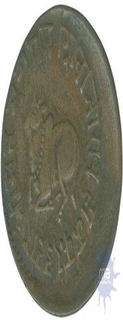 Error Copper Quarter Anna of Indore State.