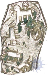 Punch Marked Silver Karshapana  of Vidarbha Janapada.