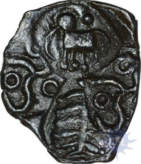 Punch Marked Silver Half Karshapana  of Ashmaka Janapada.