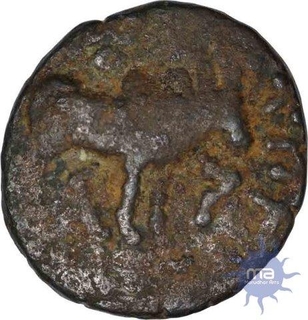 Copper Unit of Indo-scythian of Azes II .