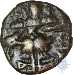 Copper Drachma of Huns of Kashmir of Torman King.